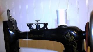 How to Use a Antique Sewing Machine [upl. by Mansur]