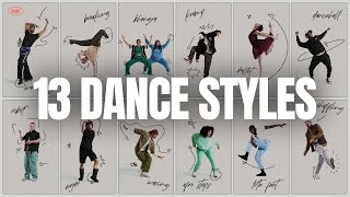 13 Dance Styles And How To Get Started  Back To Basics [upl. by Rania195]