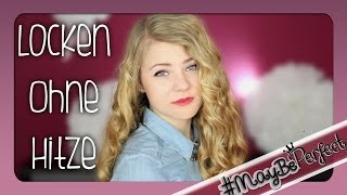 LOCKEN OHNE HITZE  Haarbandlocken  MayBePerfect [upl. by Greenlee333]