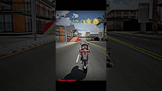 bike wheelie  mood off 😞  Xtreme motorbike gaming viralvideo shorts [upl. by Eillit]