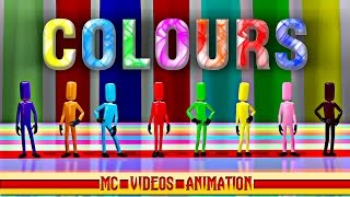 COLOURS  Learn Colours Name with Spellings for Kids  Edutainment Video [upl. by Eelloh]