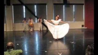 Colombian Cumbia Dance Performance With Xiomara [upl. by Aslehc724]