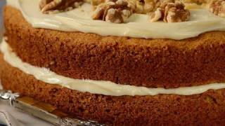 Carrot Cake Classic Version  Joyofbakingcom [upl. by Nolrak]