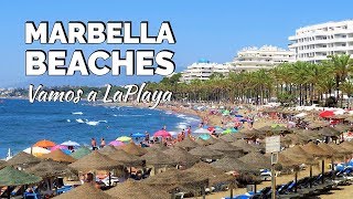 MARBELLAS BEACHES  Costa del Sol  Spain [upl. by Itteb]