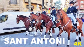 Barcelona Tres Tombs Sant Antoni 2112023 Spain [upl. by Namqul]