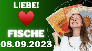 FISCHE ♓️❤️ GUTE ZEICHEN IN DER LIEBE 🥰 Horoskop  08September 2023 fische tarot [upl. by Charita]