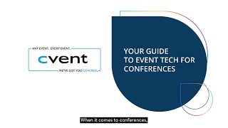 Cvent event tech for conferences [upl. by Divod]