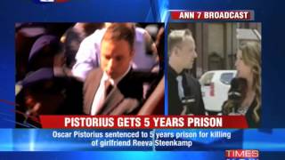 5 year imprisonment for Oscar Pistorius [upl. by Aneehc]