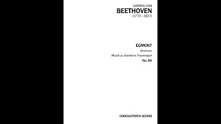 Beethoven Egmont Overture Score [upl. by Absalom973]