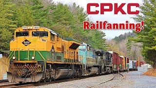 Railfanning the CPKC DampH Heritage Units Grain Trains and More [upl. by Farrah]