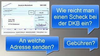 Verrechnungsscheck So wird er bei der DKB eingelöst [upl. by Walworth483]