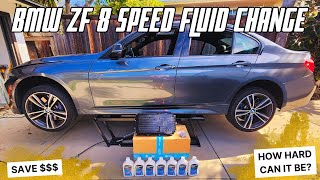 Change Your Own BMW Transmission Fluid and Save   ZF 8HP Service DIY [upl. by Weinstock]