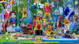 LAGU NAIK KUDA DELMAN ISTIMEWA 🔴 BIRTHDAY SONG LYRICS MIX PELANGI PELANGI SPESIAL ONDEL BADUT LUCU [upl. by Esyle288]