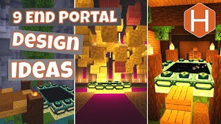 Minecraft End Portal Design Ideas 9 End Portal Designs [upl. by Halstead391]