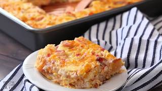 Cheesy Low Carb Breakfast Casserole [upl. by Bobine]