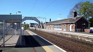 Cardross railway station North Clyde Line Scotland [upl. by Llewen]