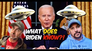 WOW Possible UFO spotted tailing President Biden and Air Force One What was it  Big Thing [upl. by Cammie]