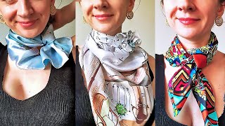 The 5 most popular ways to wear a scarf  5 Самых популярных способов носить шарф [upl. by Jordon]