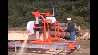 Lumbermate Pro Portable Sawmill  23 HP Briggs amp Stratton Engine Model MX34 [upl. by Nyleimaj]