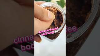 Get rid of cellulite with this coffee cinnamon body scrub bodyscrub shorts [upl. by Nesyt]