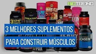 Melhores suplementos para ganhar massa muscular [upl. by Zeus735]