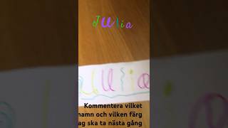 Kommentera vilket namn och vilken färg jag ska ta nästa gång💜 [upl. by Pepe]