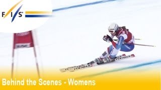 Focus CHEMMY ALCOTT GBR  Val DIsere  Audi FIS Ski World Cup 2012  Behind the Scenes  Womens [upl. by Doniv]