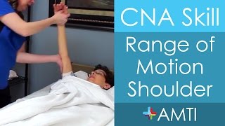 CNA Skill Range of Motion Shoulder [upl. by Gran]