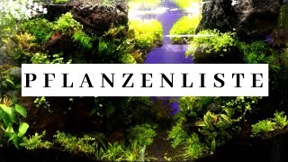 PFLANZENLISTE COMMUNITY AQUALUDARIUM Unterwasserteil [upl. by Atipul]