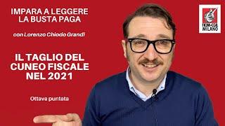 Il taglio del cuneo fiscale nel 2021 come funziona [upl. by Banebrudge]