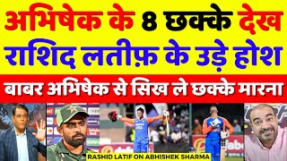 Rashid Latif Become Fan Of Abhishek Sharma Batting  Ind Vs Zim 2nd T20 2024 Highlights  Pak Reacts [upl. by Warchaw]