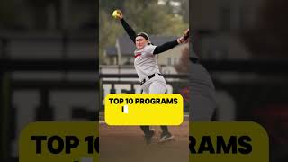 top 10 programs in college softball [upl. by Namien]