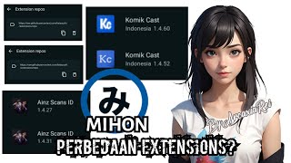 MIHON APP  APLIKASI BACA KOMIK MANGA MANHUA DAN MANHWA  MULTIPLE EXTENSIONS BERMASALAH [upl. by Deppy]