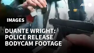 Daunte Wright shooting bodycam footage released by police  AFP [upl. by Marchese371]