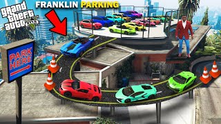 GTA 5  Franklin Build 2 Floor Parking Area For Supercars in GTA 5  GTA 5 mods [upl. by Vinaya932]