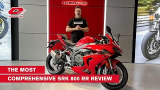 The most comprehensive SRK 800 RR review丨QJMOTOR [upl. by Sirad]