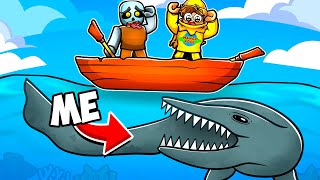 We Unlocked THE MOSASAUR In ROBLOX Shark Bite 2 [upl. by Ab]