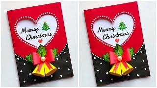 Christmas greeting card ideas 2022  DIY Christmas card  Easy and Beautiful Christmas card making [upl. by Ettelrac]