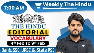 4  9 Feb  Weekly Hindu Analysis  Hindu Editorial  Editorial by Vishal sir  Bank  SSC  UPSC [upl. by Balcer]