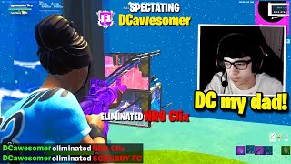 DC CARRIES FAZE SWAY in 500 2v2 ZONE WARS WAGER Fortnite [upl. by Oflunra609]