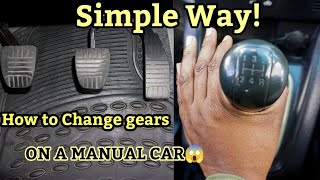 How to Drive a MANUAL CAR  DRIVING LESSON [upl. by Nirrok]