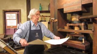 How a Gutenberg Printing Press Works [upl. by Harbard]