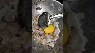 💥 மீன் முட்டை பொடிமாஸ் ரெடி ‼️ Fish Egg shorts trending fishfood [upl. by Rovaert]