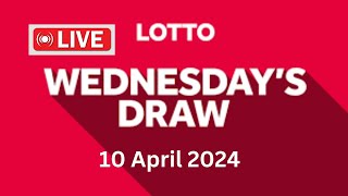 The National Lottery Lotto Draw Live Results from Wednesday 10 April 2024  lotto live [upl. by Edijabab]