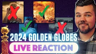 2024 Golden Globes WINNERS Reaction [upl. by Adien]