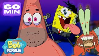 Bob Esponja  60 MINUTOS dos Momentos Mais Engraçados dos NOVOS Episódios de Bob Esponja 🤣 [upl. by Niwle]