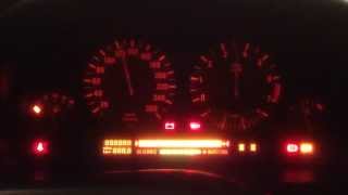 BMW E34 dashboard service mode [upl. by Enamrahs622]