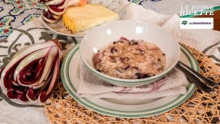 Risotto al radicchio mantecato allAsiago  LE BUONE RICETTE DI PAM E PANORAMA [upl. by Sedinoel]