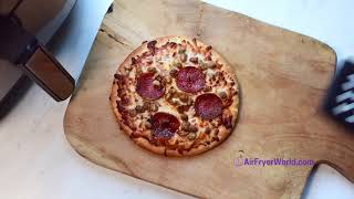 Air Fryer Frozen Personal Pizza with Time amp Temp [upl. by Akerley955]