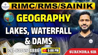 RIMCRMSSAINIK EXAM 2024  Lakes  Waterfall and Dams  RMS Best coaching sainikschoolclass [upl. by Alyce]